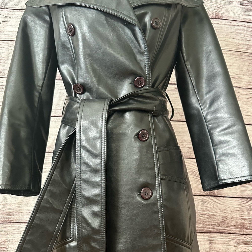 Vintage British Crown Colony Hong Kong 1960’s Trench Coat Size S - Picture 7 of 15